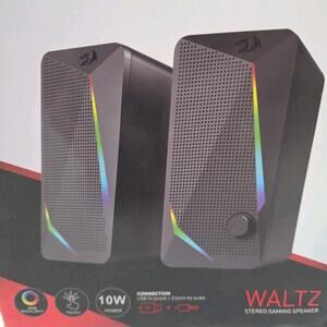 Redragon Waltz RGB Desktop Gaming Speakers 2.0 USB Wired 3.5mm PC Mac Computer